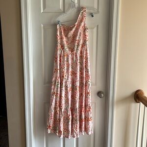 Floral One-Shoulder Dress